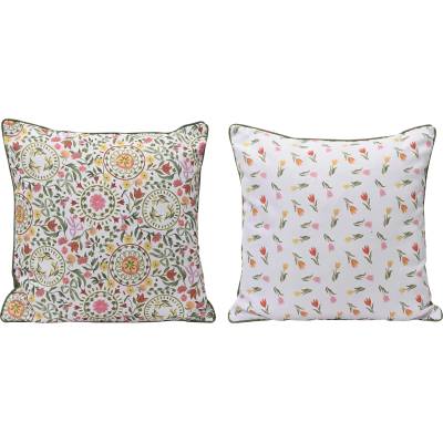 DECORIS ДЕКОРАТИВНА ВЪЗГЛАВНИЦА 873986 45х45х3см ФЛОРЕН МОТИВ (873986)