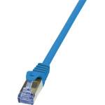 LogiLink PrimeLine пач кабел, Cat. 6A, S/FTP, син, 7, 5 м