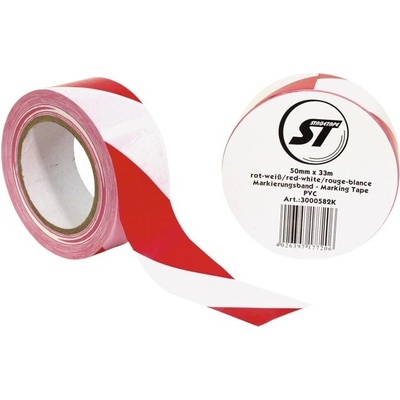 Gaffa standard červeno biela 50 mm x 33 m