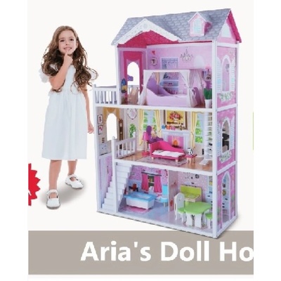 Moni Toys - Дървена Къща за кукли Aria 4107