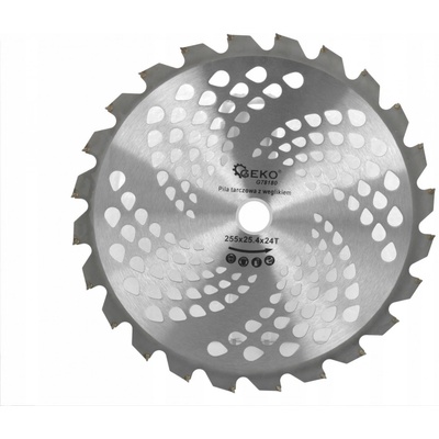 GEKO Kotouč pilový s SK plátky 255x24Tx25,4mm