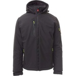 PAYPER creek pad s00330-0489 / Изолирано софтшел яке с подвижна качулка - антрацит/черно xs (s00330048913044xs)