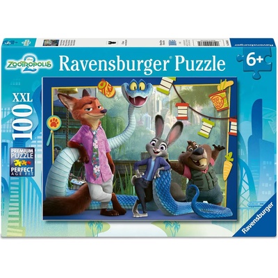 Ravensburger - Puzzle Zootropolis: Animal City XXL - 100 piese