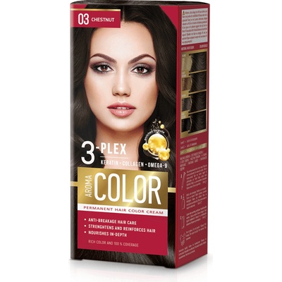 Aroma Color Farba na vlasy gaštan 03