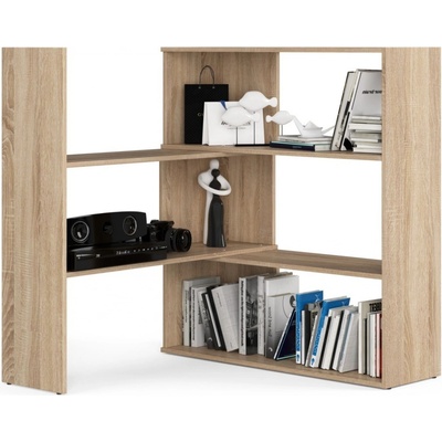 Ak furniture knižnica TWIST mini dub sonoma