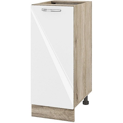 ИРИМ Долен кухненски шкаф Сити АРФ-Бяло гланц-05-40 35 см