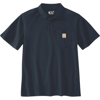 Carhartt Мъжка поло тениска Carhartt Midweight S/S Pocket Polo shirt - Navy (216-5778-0313)