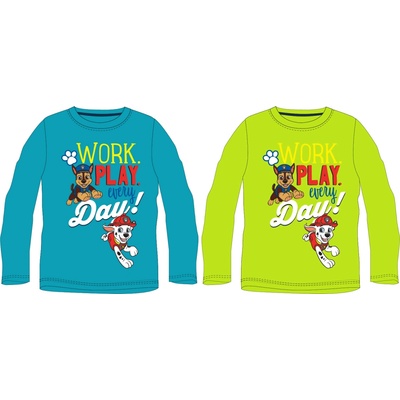 Paw Patrol tričko 52022052 tmavo tyrkysová