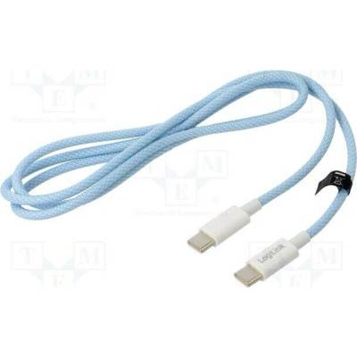 Logilink CU0350 USB 2.0 USB C vidlice z obou stran 1m modrý