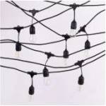 Ecolight Garden Garland LED SET 10m +10 filament G45 E27 1W 2700K
