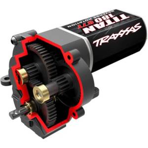 Traxxas скоростна кутия пълна нисък обхват 40.3: 1 с мотор