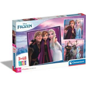 Clementoni Пъзел Frozen CLEMENTONI 3 x 48 ч. 25306