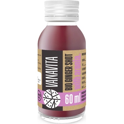 VanaVita Bio Ginger shot with aronia 60 ml