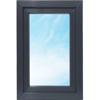 Solid Elements Premium OS 1, P, 60 × 90 cm, trojsklo, pravé, antracit, bílé W2GDBCZTK2.0010