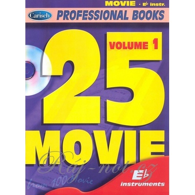 25 Movie 1 Professional books + CD / Eb instruments