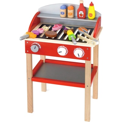Viga Toys Дървен игрален комплект Viga Toys - Градинско барбекю (50983)