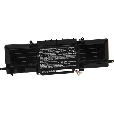 ASUS Батерия за лаптоп Asus, 3 клетки, 11.55V, 39Wh, Заместител (AS-BS-0169)