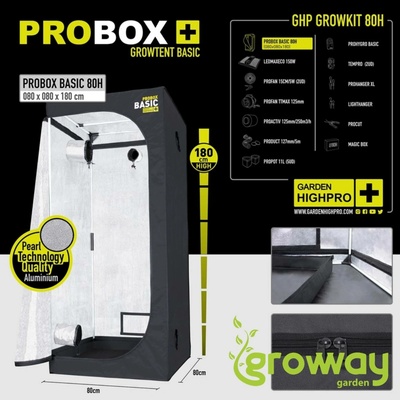 Garden Highpro Grow Kit 80H 80x80x180cm – Sleviste.cz