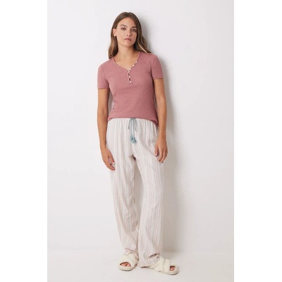 Women'Secret Горнище на пижама с къси ръкави women'secret MIX AND MATCH BRUMMELL в розово 3278414 (3278414)