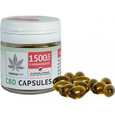 Cannaline CBD kapsuly 1500 mg 30 x 50 mg