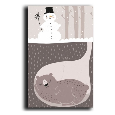 Wallity Детска картина 45x70 cm Winter - Wallity (615LBY1260)