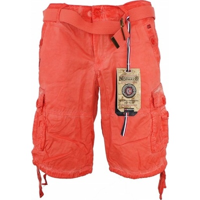 Geographical Norway Pablo Men 063 kapsáče bermudy oranžová PABLOOR