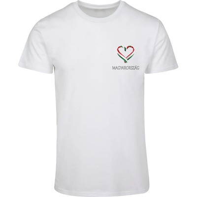 Mister Tee Тениска Merchcode Football - Hungaria T-shirt white XXLUB-MP0008610-00220 - Тъмносив, размер 4XL