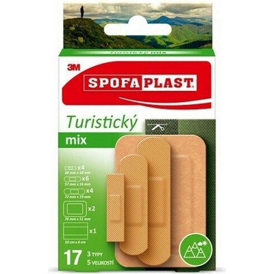 3M Spofaplast 604 Turistický mix 17 ks