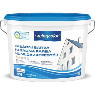 Swingcolor Fasádní barva 10 l bílá