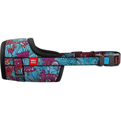 WAUDOG Nylonový náhubok pre psa nastaviteľný SUMMER 19 - 26 cm