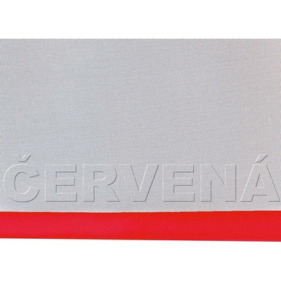 Voálová záclona Brena - mix barev červená 120x300
