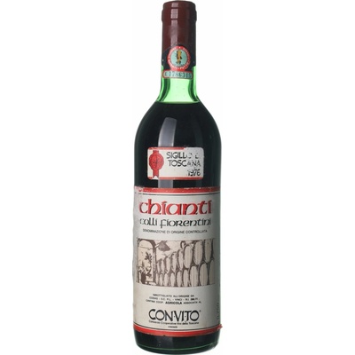 Convito Chianti suché červené 1976 0,75 l (holá láhev)
