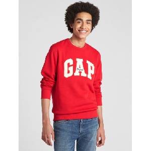 GAP Флийс суитшърт Gap с логото GAP GAP | Cherven | МЪЖЕ | XS - zoot - 68,18 лв