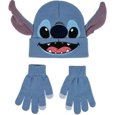 Čepice s rukavicemi Disney Stitch
