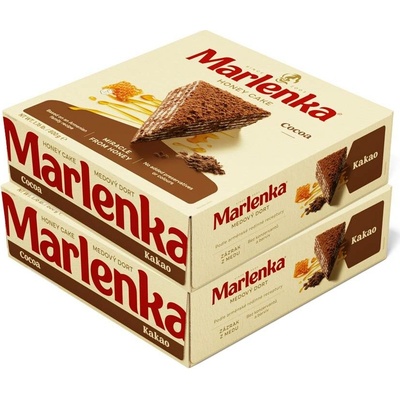 Marlenka Duopack Kakaový medový dort 2 x 0,8 kg