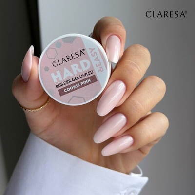 Claresa Hard Easy Builder Uv Led gél na nechty cookie pink 12g