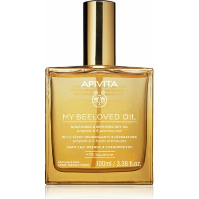 Apivita My Beeloved Oil vyživujúci suchý olej na tvár telo a vlasy 100 ml