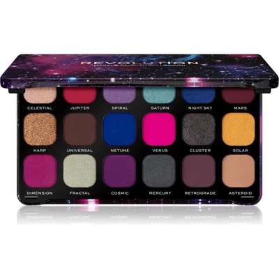 Revolution Beauty Forever Flawless палитра от сенки за очи цвят Constellation 18 x 1.1 гр