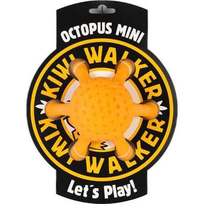 Kiwi Walker hračka chobotnica mini 12 cm oranžová