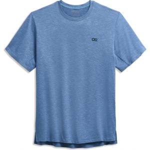 Outdoor Research Мъжка спортна тениска Outdoor Research ActiveIce Spectrum Sun T-Shirt Sport shirt - Ascent Blue Heather (216-8529-0112)