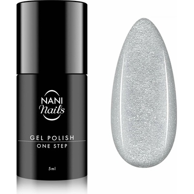 NANI gél lak One Step Glitter Steel 5 ml