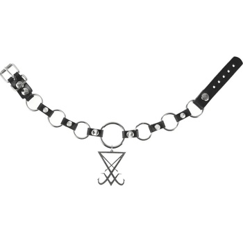 Image 1 of Leather & steel fashion Колие Luciferi - LSF9 31