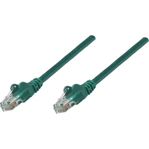 Manhattan 730815 : : Patch кабел Cat. 6 UTP, 0.25 м, зелен (INTELINET 730815)