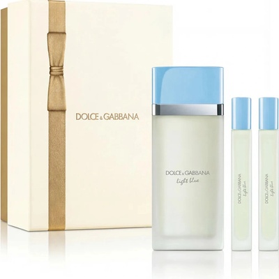 Dolce & Gabbana Light Blue EDT 100 ml + EDT 2 x 10 ml pro ženy