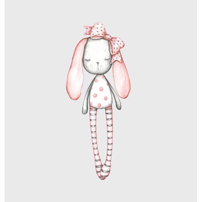 Imitace bavlněného plátna PANEL M 40x40 bunny zajíc