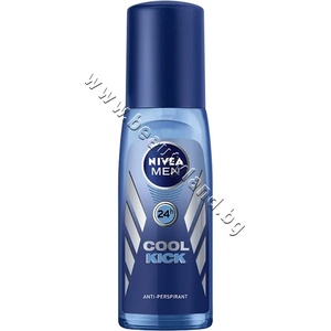 Nivea Дезодорант Nivea Men Cool Kick Pump Spray, p/n NI-82898 - Спрей дезодорант за мъже против изпотяване (NI-82898)