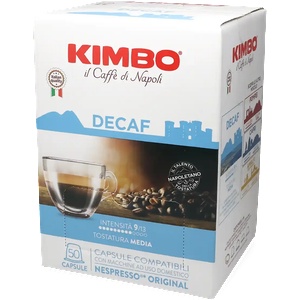 KIMBO | Без кофеин - 50 капсули за Nespresso®