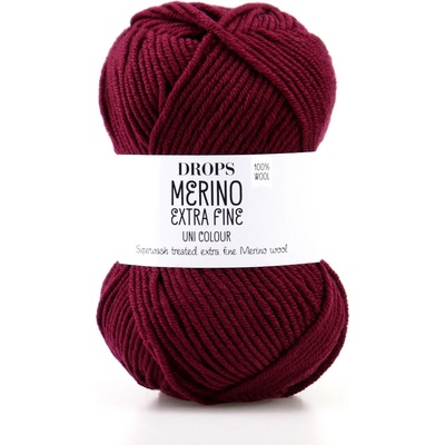 Drops Merino Extra Fine 35 tmavý vřes