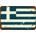 Ceduľa vlajka Grécko