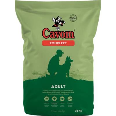 Cavom Пълноценна студено пресована гранула с говеждо и агнешко за кучета Cavom Complete Adult 20 кг + БЕЗПЛАТНА ДОСТАВКА С BOX NOW